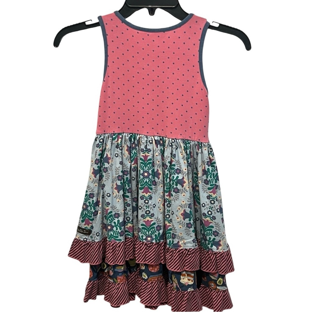 Matilda Jane put on a show cookie dress pink polka dot mixed floral print 6 - Picture 2 of 9